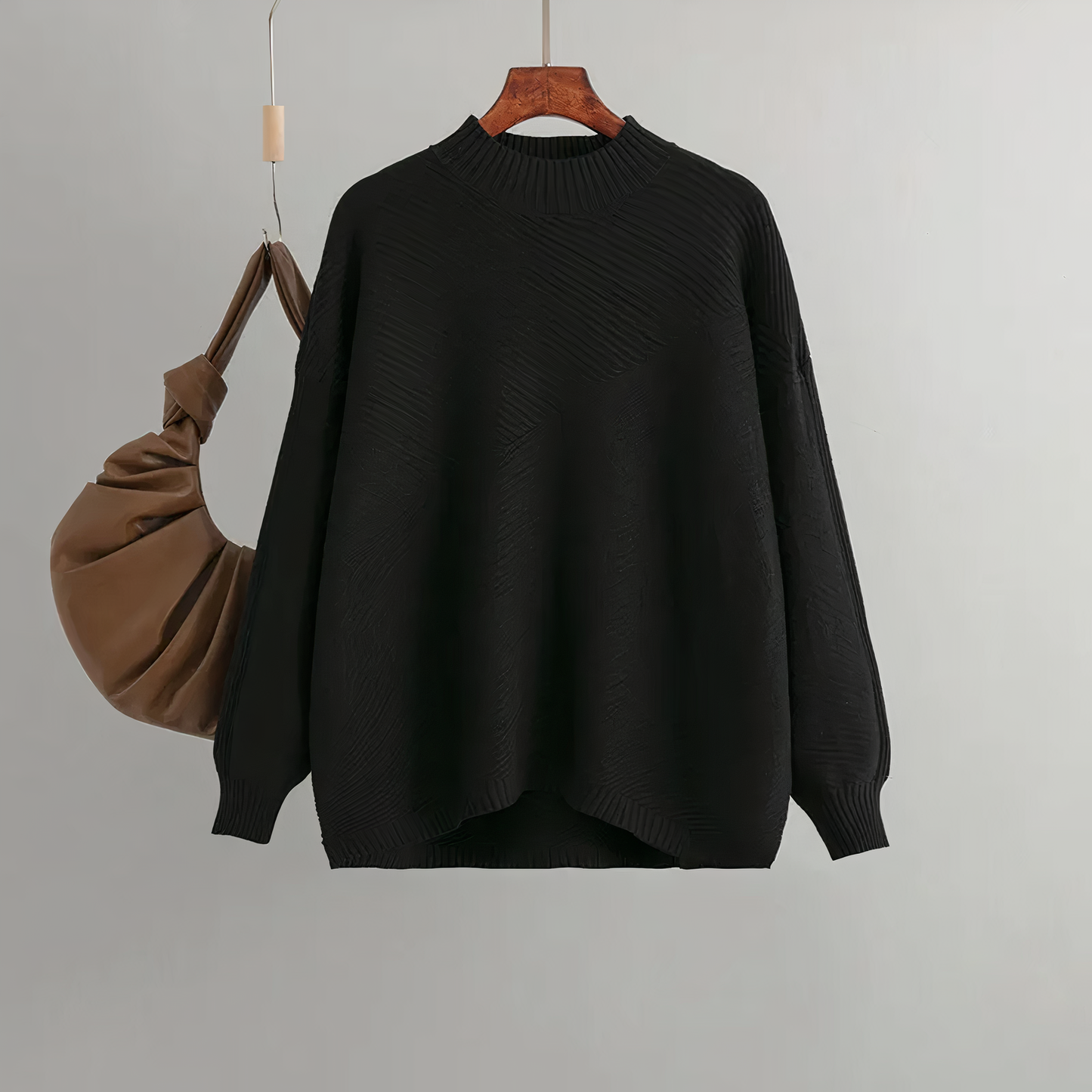 Vintage stickad tröja för damer – Eveline