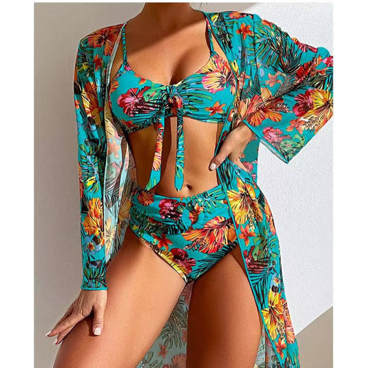 Bikini med hög midja och cover-up – Amira
