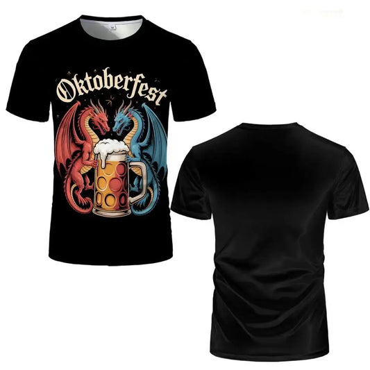 T-shirt med drakmotiv – DrakenProst Oktoberfest 2026