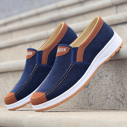 Slip-on canvas-skor för herr – Matteo, höstutgåvan