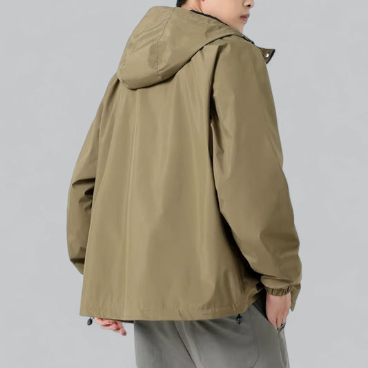 Vindjacka för herrar med avslappnad passform och väderskydd – Damian