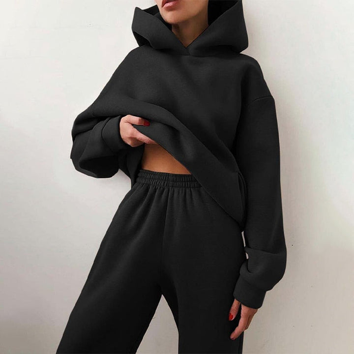 Damer Oversized Lounge-joggingset – Liv höstupplaga