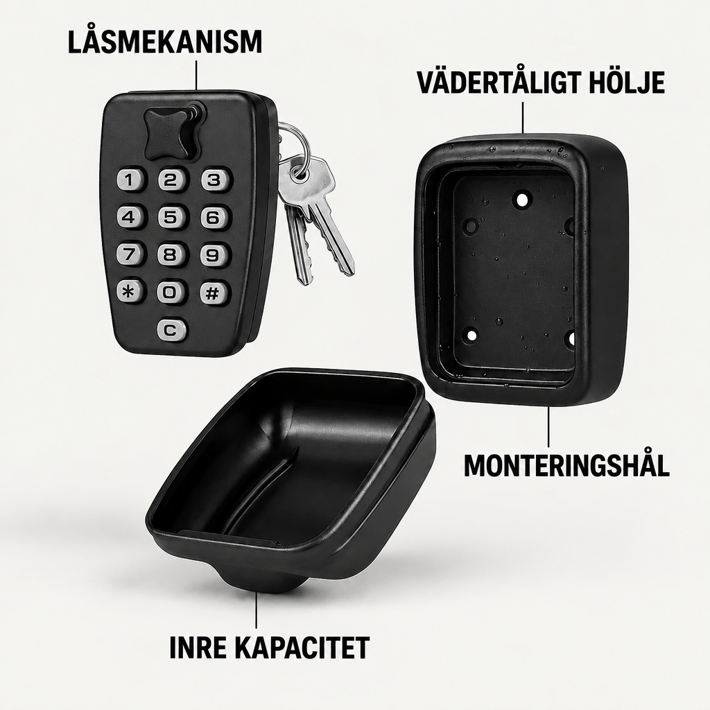 Key Safe with Code | Weatherproof Metal | Adjustable Combination Lock 11