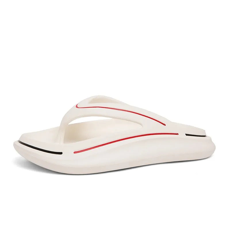 Vita ultralätta unisex sommarsandaler med minnesskumssula – Jureo