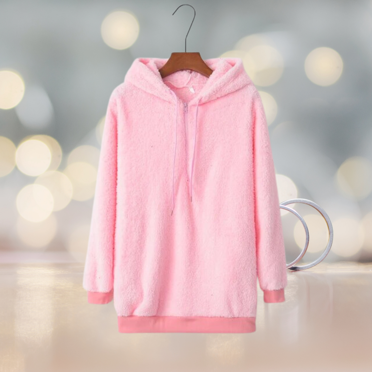 Mjuk damhoodie för hösten – Amalia