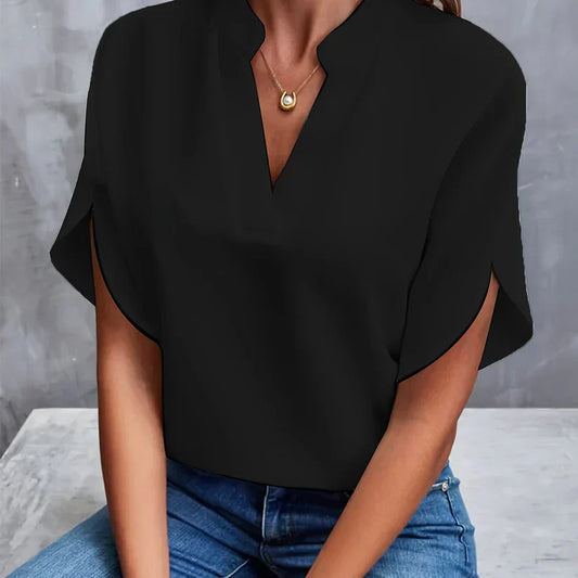 Elegant och lätt damblus – Isabella i höstmagin