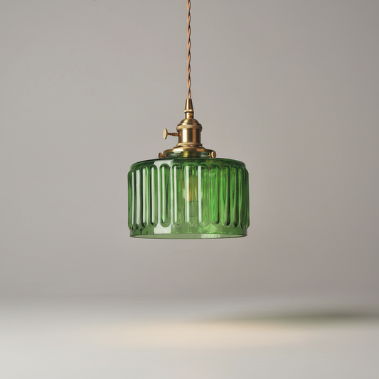 Vintage Kristall Hängelampe - Glassvibe