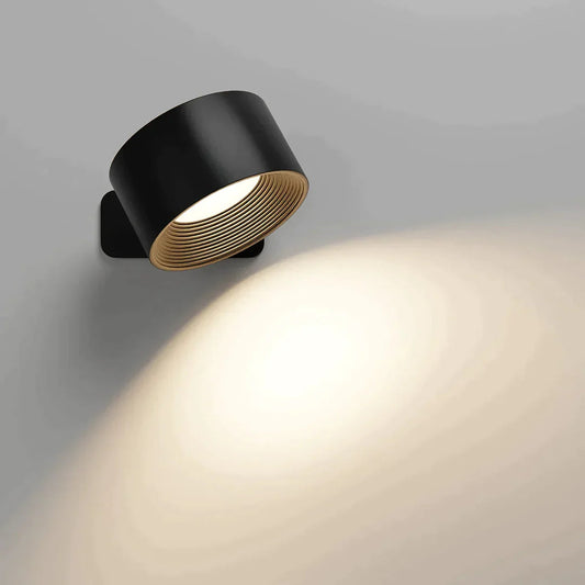 Cordless LED Wall Light with 360° Rotating Head, Touch Dimmer, 3 Colors 2