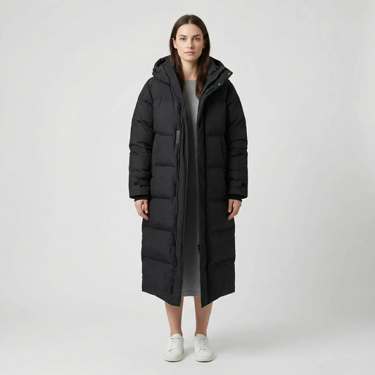 Wasserabweisende Longline-Steppjacke Für Damen - Cristina