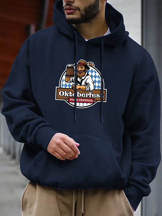 Bekväm herrhoodie – Thomas Oktoberfest 2025