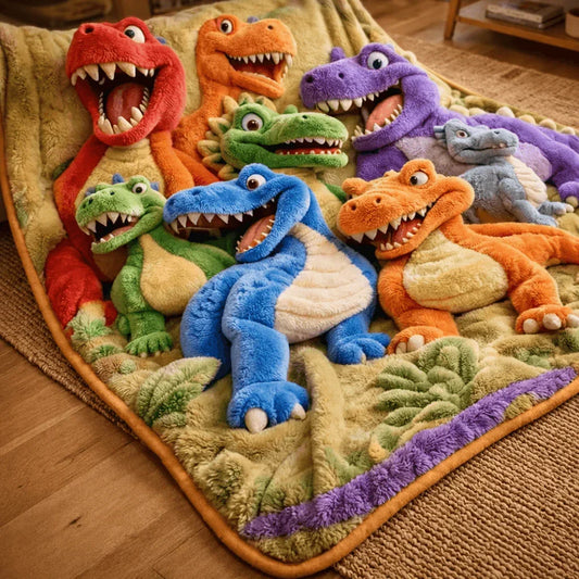 Dino Dream Blanket – Ultra Cozy & Playful Comfort 2