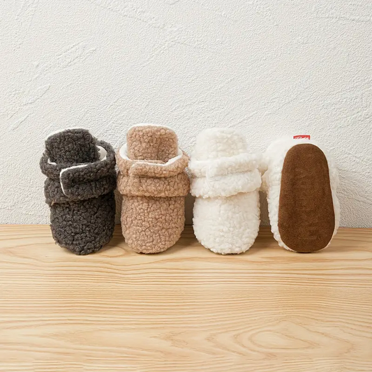 Barntoffelsockor i teddytyg – SnugglePaws