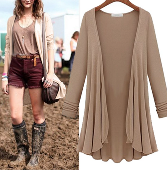 Damkofta med volanger – Höstunderverk Elena