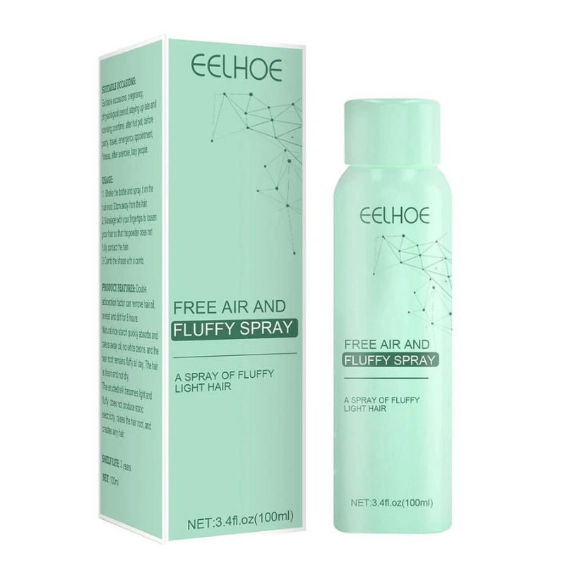 EELHOE Haarspray, 100ml, für voluminöses Haar, mintgrüne Flasche, Verpackung inklusive.