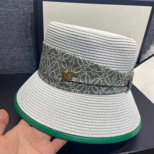 Elegant damhatt för sommaren med banddetalj – RibbonShade