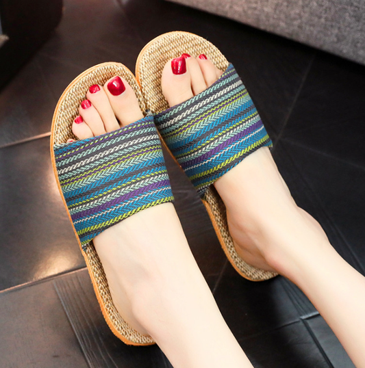 Färgglada boho-badskor för damer – Livia