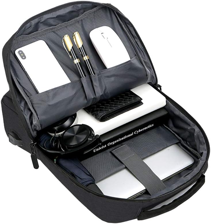 Smal vattentät laptopryggsäck med USB-port