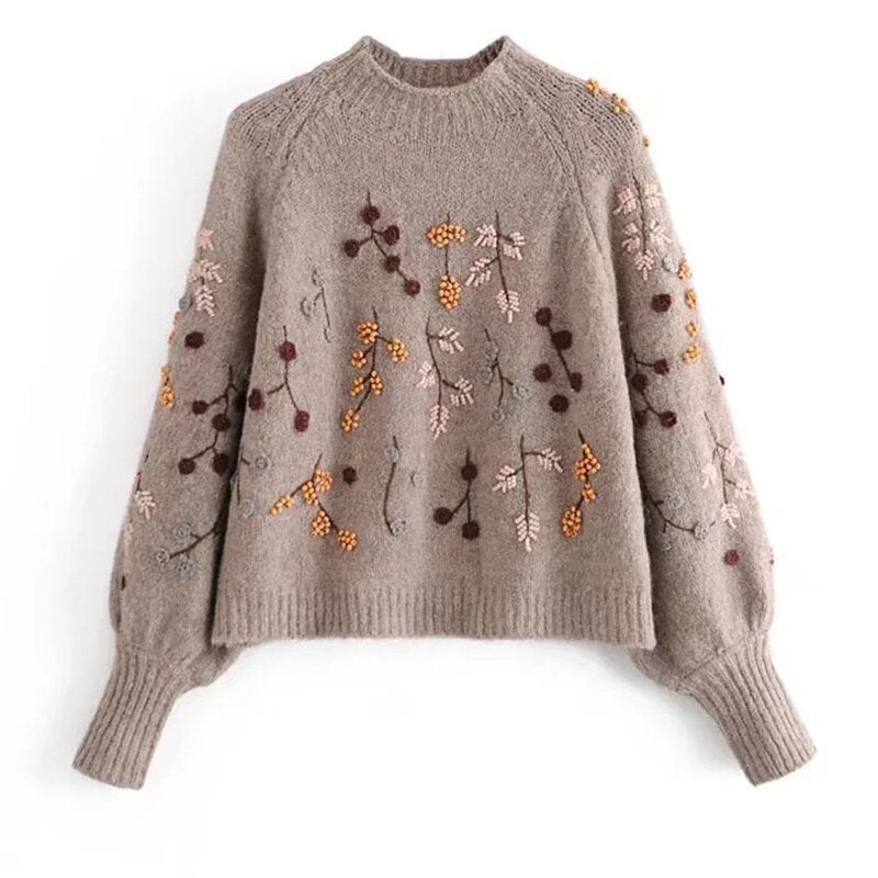 Tröja för kvinnor med höstmotiv – Noëlle