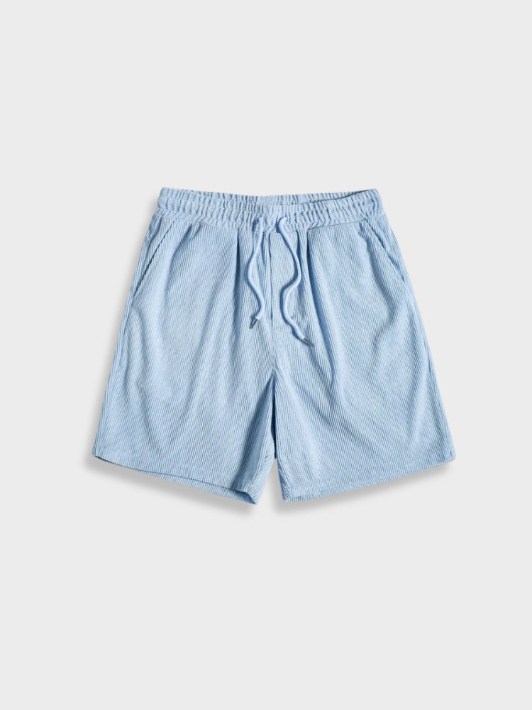 Herrshorts i manchester med knappstängning – Sven