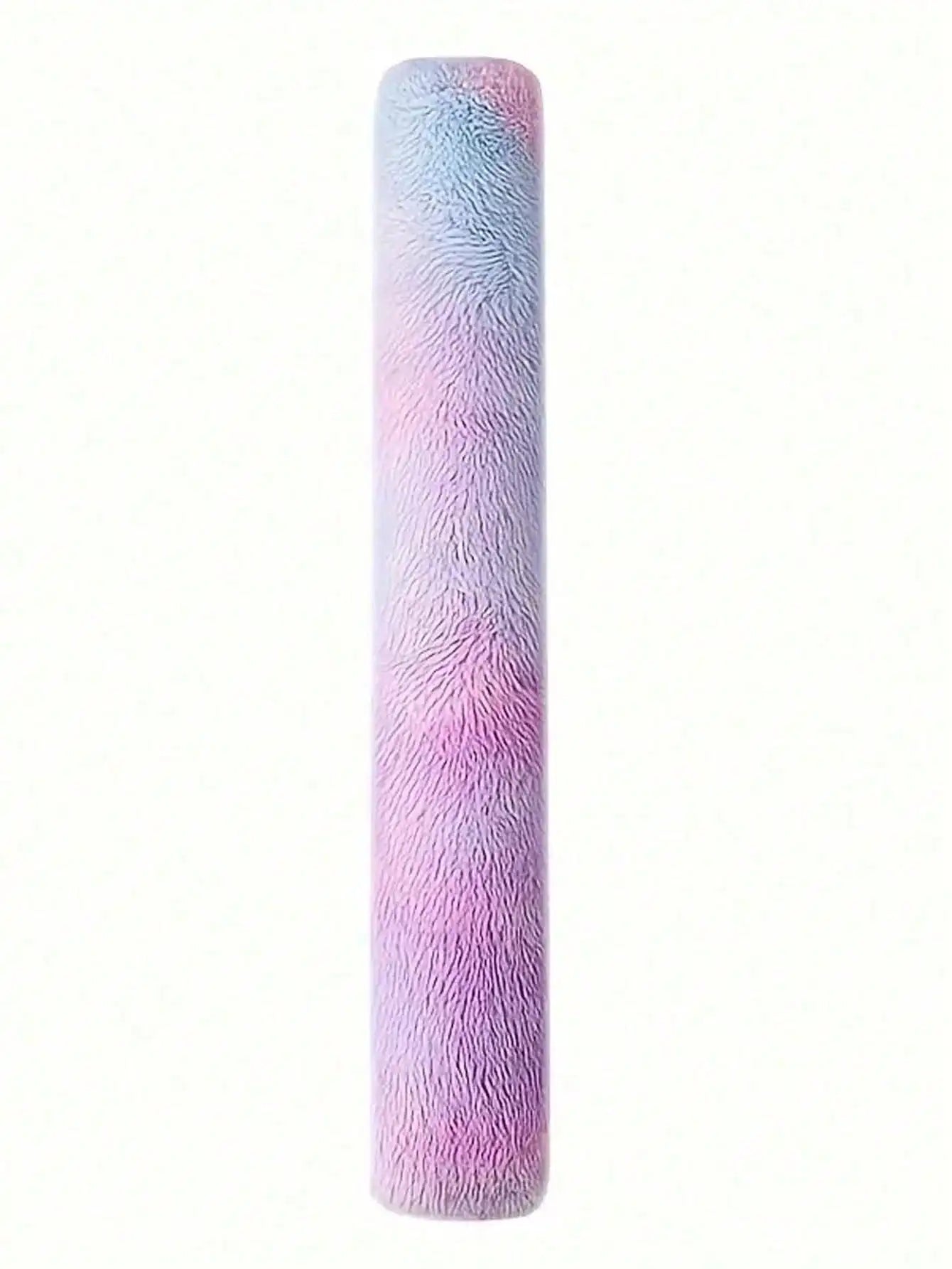 Lila Plüsch-Körperkissen, zylindrisch, pastellfarben, weich, für Schlafzimmer-Dekoration.