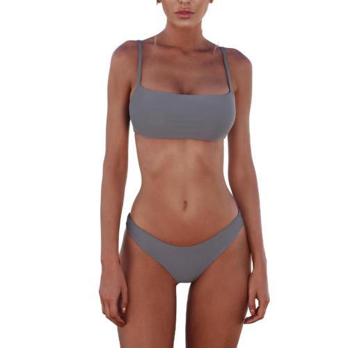 Bikini med justerbara axelband och flexibel passform – Kaila
