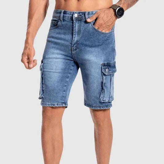 Herr Denim Cargo-shorts – Sommarkläder