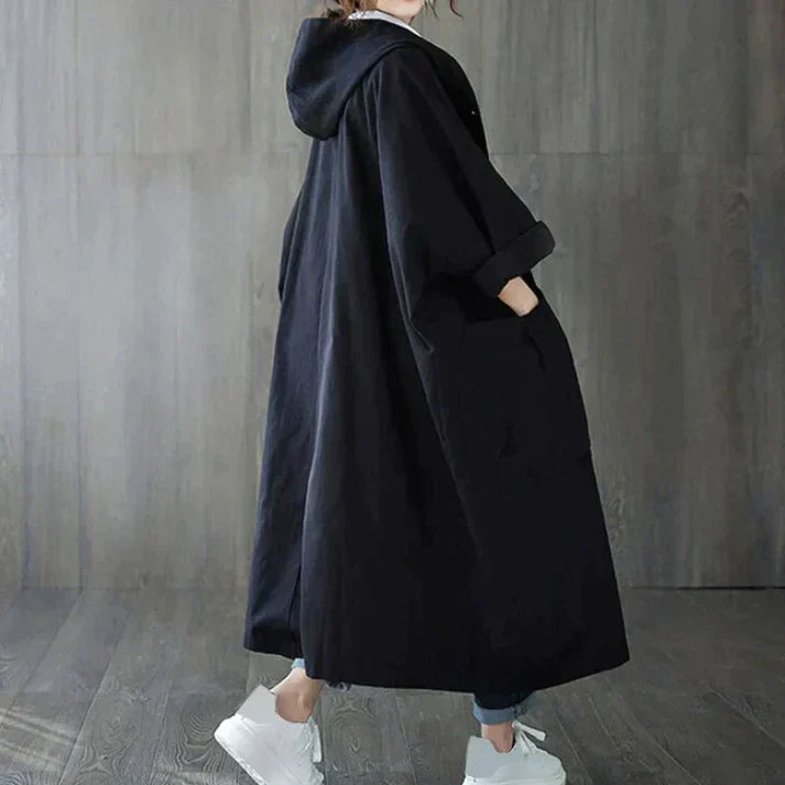 Trendigt oversized trenchcoat för dam - Maren höstutgåva