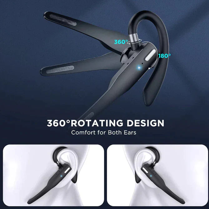 Trådlöst Bluetooth 5.1-headset med dualmikrofon - RoadMic Pro