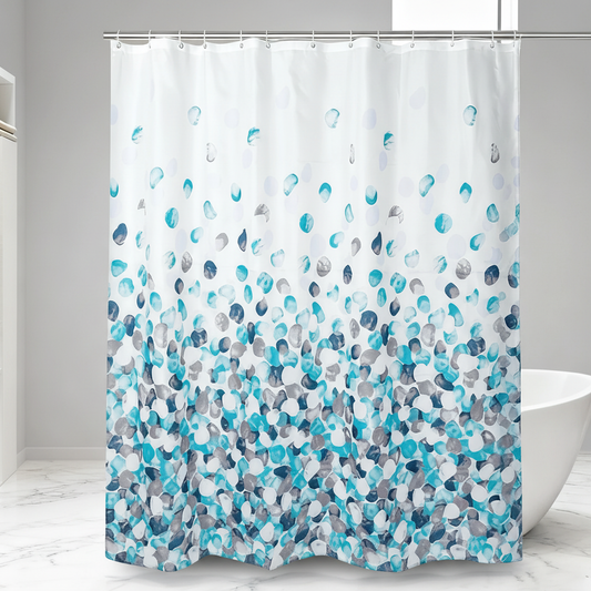 Stoffduschvorhang Mit Kunststoffhaken - SplashDot