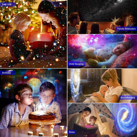 13-i-1 Galaxy nattlampa & projektor – Orion