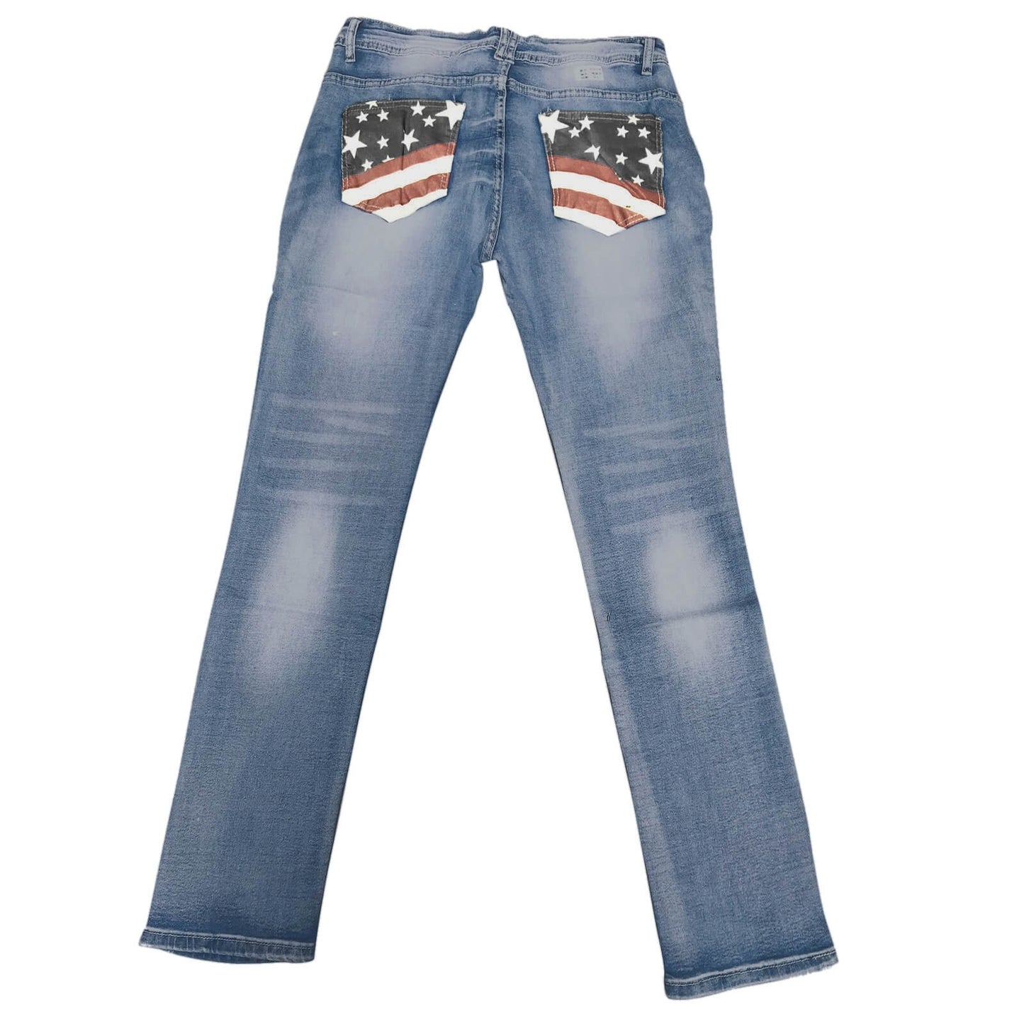 Damernas bootcutjeans med flaggdetaljer – Madison