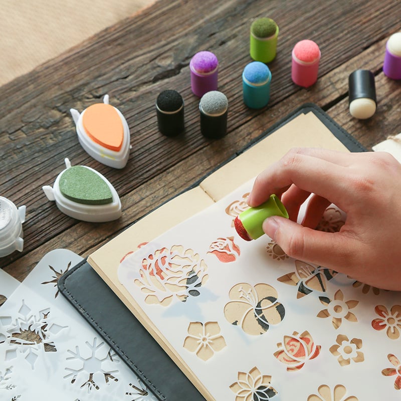 Fingerfärger-set för kreativ målarglädje - Pico
