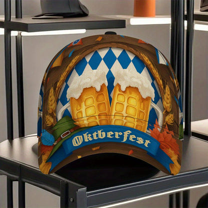 Snapbackkeps – ölkrustryck Oktoberfest 2026