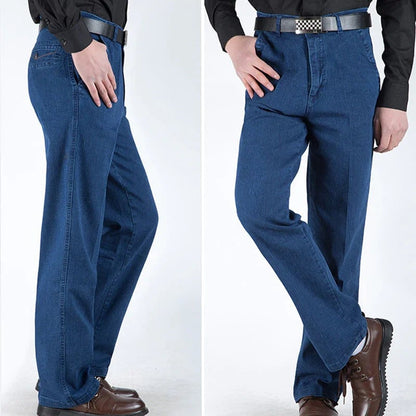 Herrjeans med hög midja och raka ben – Tobias