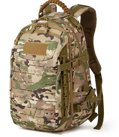 Tarnrucksack, Camouflage, Outdoor, Wandern, robust, multifunktional, verstellbare Gurte, Unisex