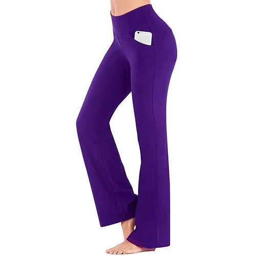 Damyogabyxor med hög midja – Selina