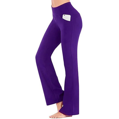 Damyogabyxor med hög midja – Selina