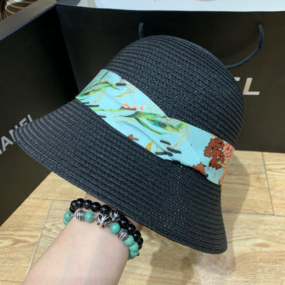 Sommarsolhatt med band och bred skärm – ShadeRibbon