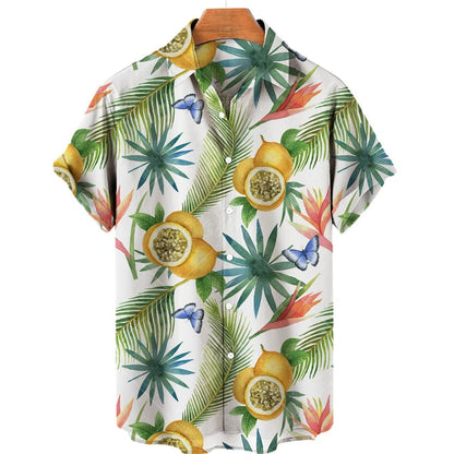Tropisk Hawaiiskjorta med korta ärmar – Mateo