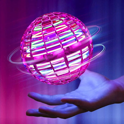 Mini-flygdrönare med LED-lampor för barn – handstyrd och säker