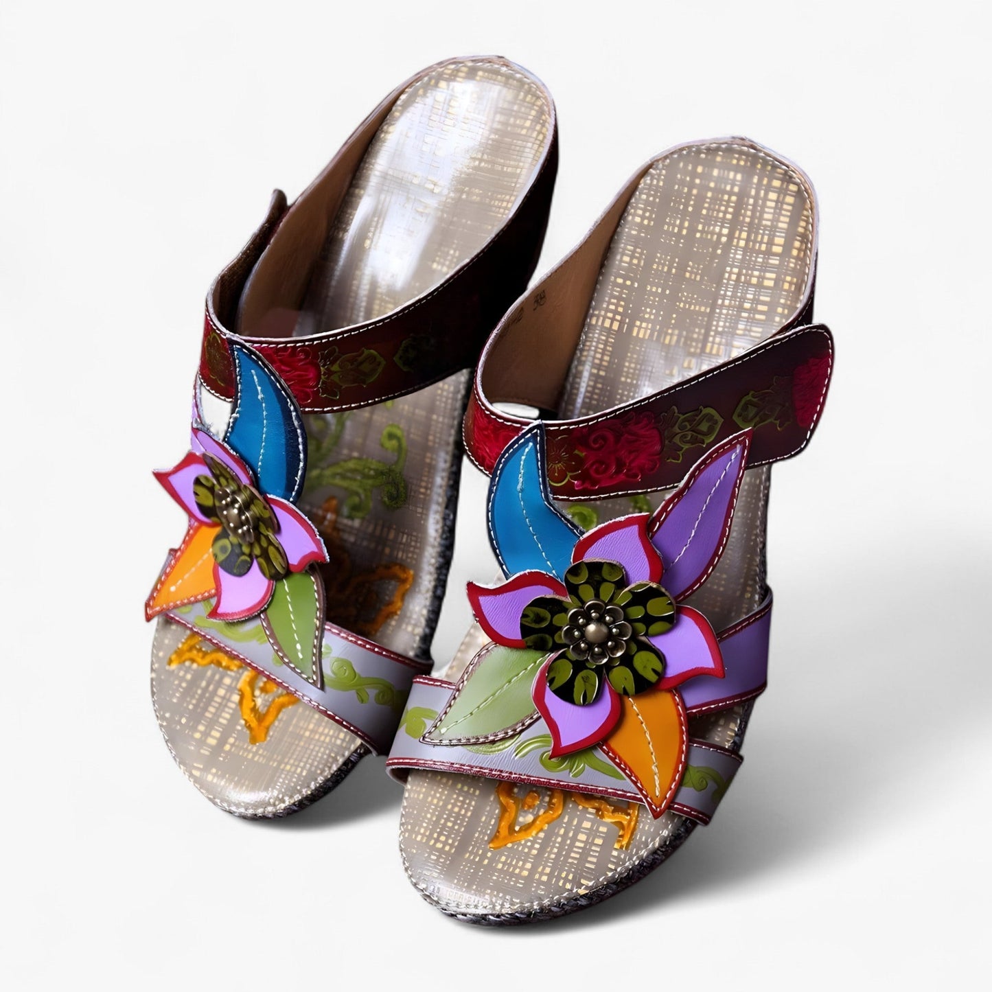 Boho-sandaler för damer med flätade remmar – BohoStep Dolly