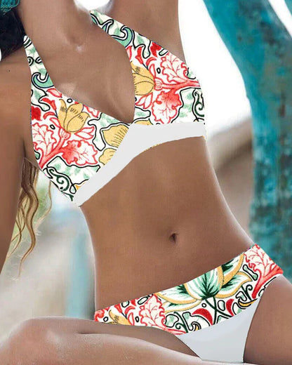 Lekfull blommig bikini – Sienna