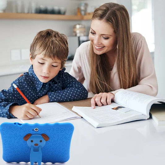 Barntablet med 7-tumsdisplay, stötskydd och barnlåsfunktion – LernTab Junior