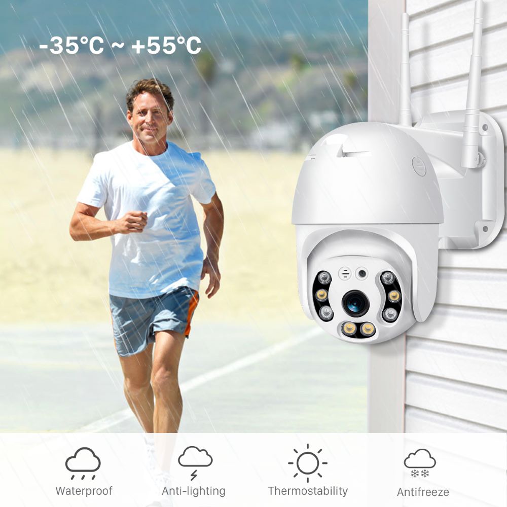 Trådlös utomhuskamera med WiFi – SecureView 360