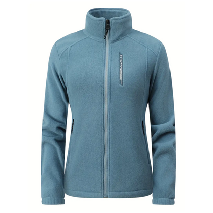 Dam outdoorfleecejacka, varmt fodrad med plyschfoder – Liv