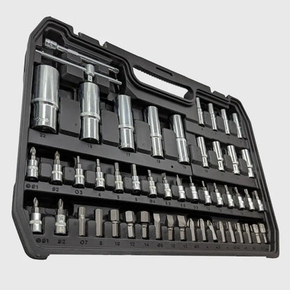 108-delars spärrnyckelsats av krom-vanadium – TorqueMaster