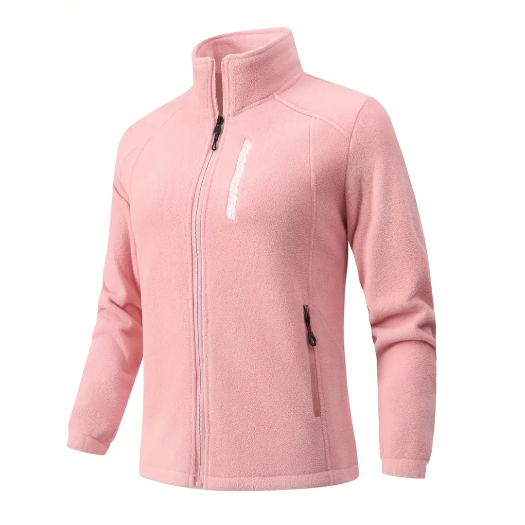 Dam outdoorfleecejacka, varmt fodrad med plyschfoder – Liv