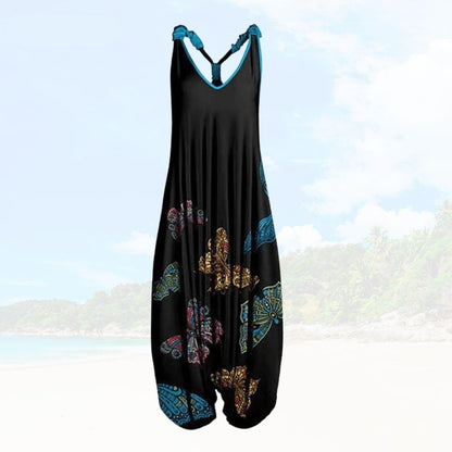 Sommardags damoverall med lös passform – Elenya