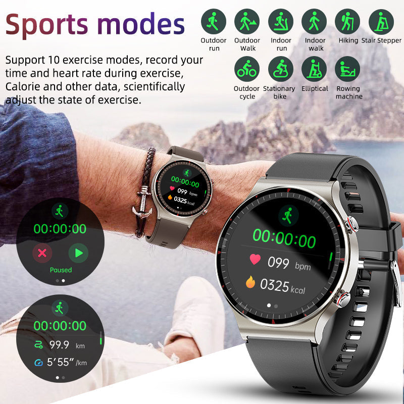 EKG-smartwatch med blodsyre- och hjärtfrekvenssensor – CardioTrack