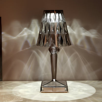 Kristallbordslampa med touch-kontroll - LumeCrystal